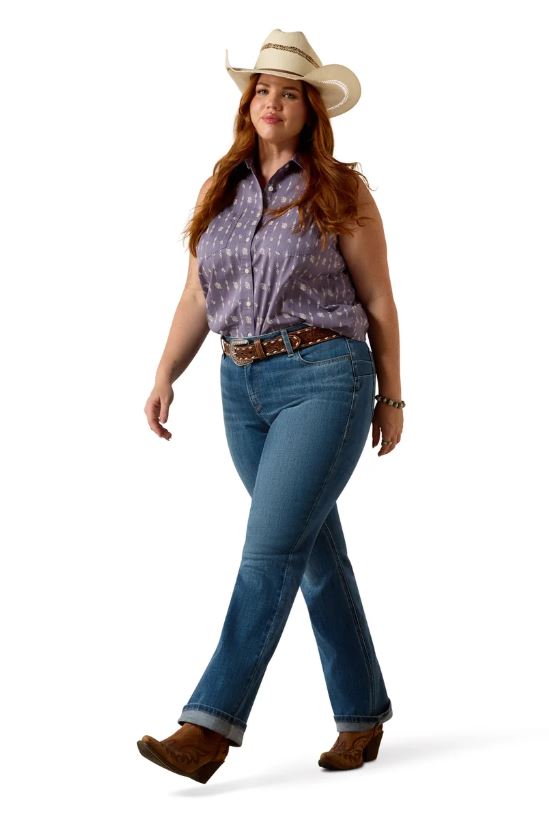 Ariat Womens SS27 Mid Rise Boot Cut Esti Ithica