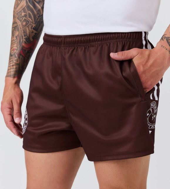 Ringers Western SS27 Unisex Footy Short - Chocolate