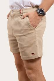 Ringers Western Cloncurry Men's Heavyweight Work Short Camel