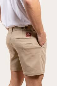 Ringers Western Cloncurry Men's Heavyweight Work Short Camel