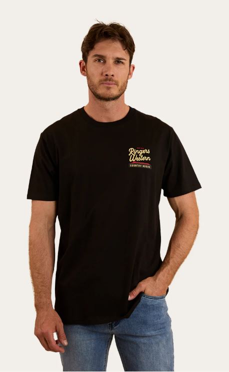 Ringers Western Mens Country Goods Loose Fit T-Shirt