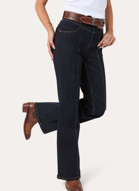 Ringers Western AW26 Edith Dark Blue Women's High Rise Bootleg Jeans