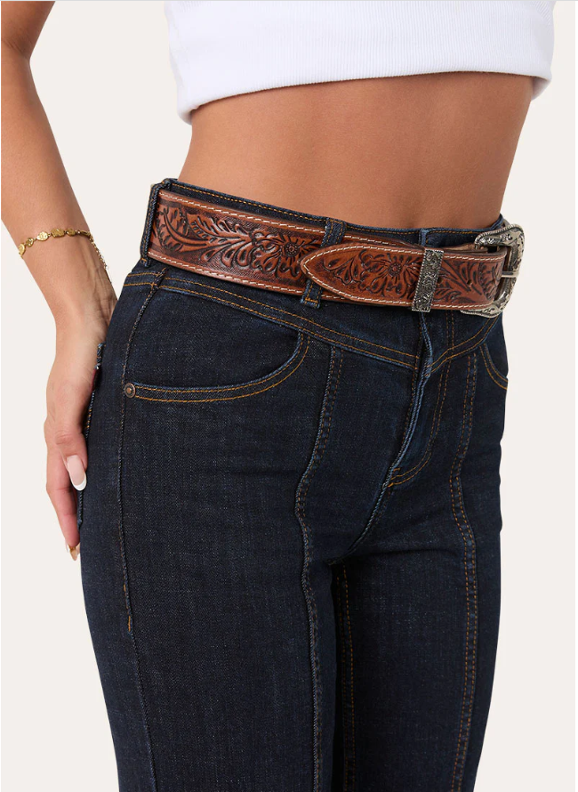 Ringers Western AW26 Edith Dark Blue Women's High Rise Bootleg Jeans