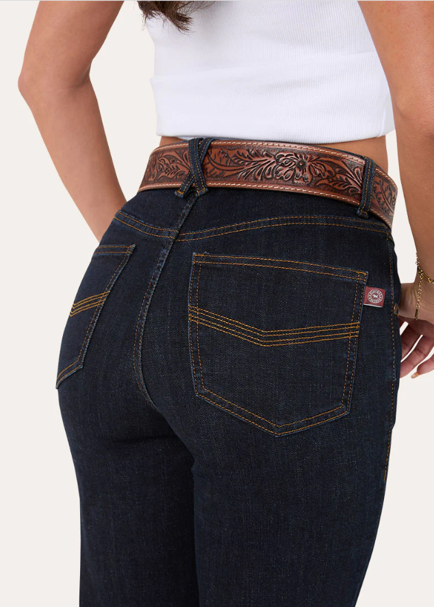 Ringers Western AW26 Edith Dark Blue Women's High Rise Bootleg Jeans