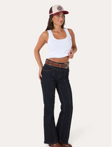 Ringers Western AW26 Edith Dark Blue Women's High Rise Bootleg Jeans