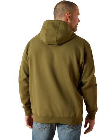 Ariat W26 Mens Embossed Logo Hoodie Winter Moss