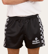 Ringers Western AW26 Black and White Check Footy Shorts