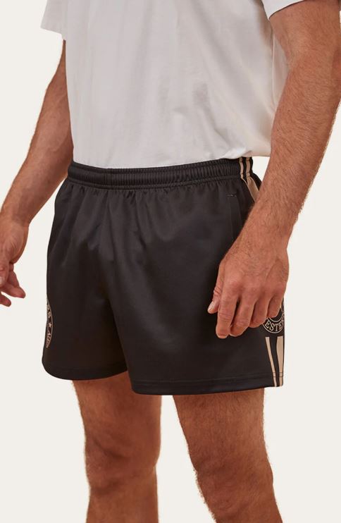 Ringers Western Footy Shorts Black