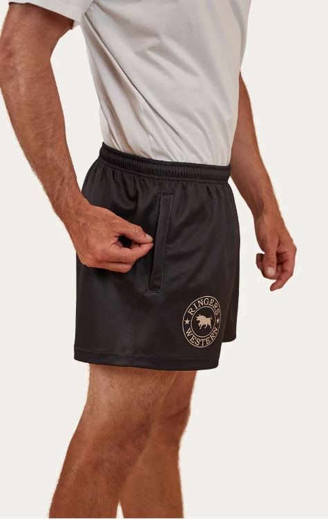 Ringers Western Footy Shorts Black