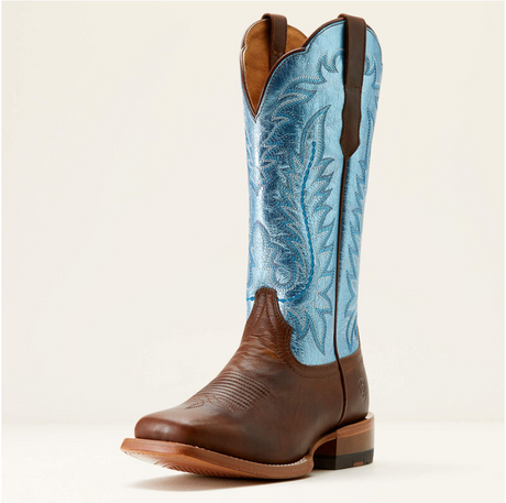 Ariat Womens Frontier Tilly Dapper Tan/Surf Blue