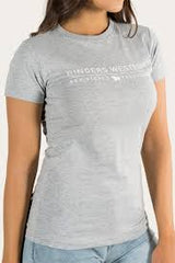 Ringers Western Women's Iconic Tee Grey