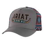 Ariat AW26 Longhorn Trucker Cap Grey
