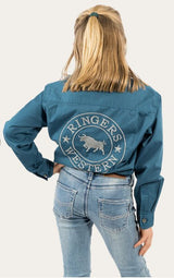 Ringers Western Jackaroo Kids Full Button Work Shirt
