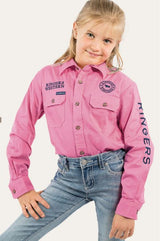 Ringers Western Jackaroo Kids Full Button Work Shirt