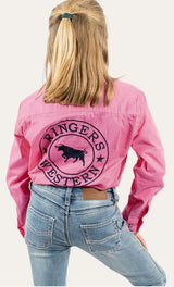 Ringers Western Jackaroo Kids Full Button Work Shirt