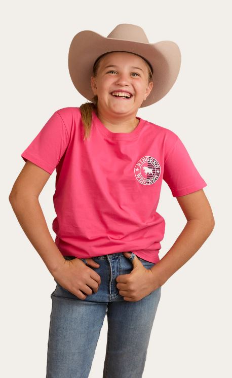 Ringers Western Kids Signature Bull Flag T-Shirt