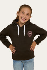Ringers Western Kids Signature Bull Hoodie Charcoal/Rosey