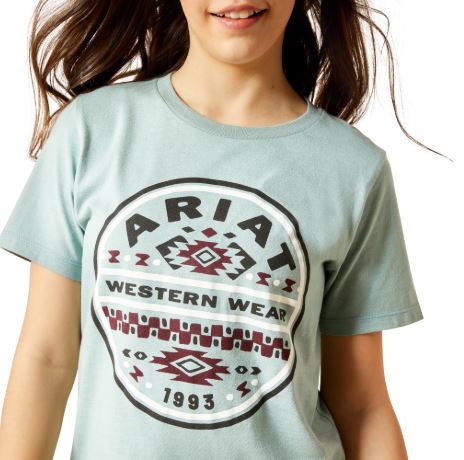 Ariat AW26 Girls SW Brand Lock Up T-Shirt