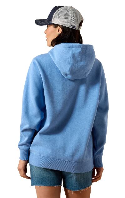 Ariat Womens W26 Logo 2.0 Hoodie Ultramarine Heather