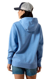 Ariat Womens W26 Logo 2.0 Hoodie Ultramarine Heather