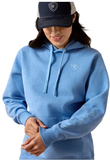 Ariat Womens W26 Logo 2.0 Hoodie Ultramarine Heather