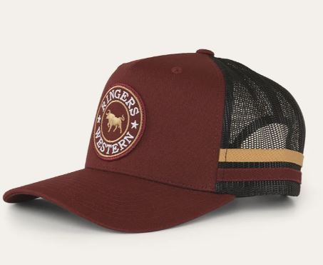 Ringers Western McCoy Trucker Cap Burgundy