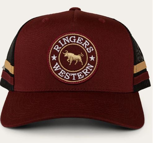 Ringers Western McCoy Trucker Cap Burgundy