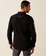 Ariat S25 Mens Team Logo Twill Shirt Black/Grey
