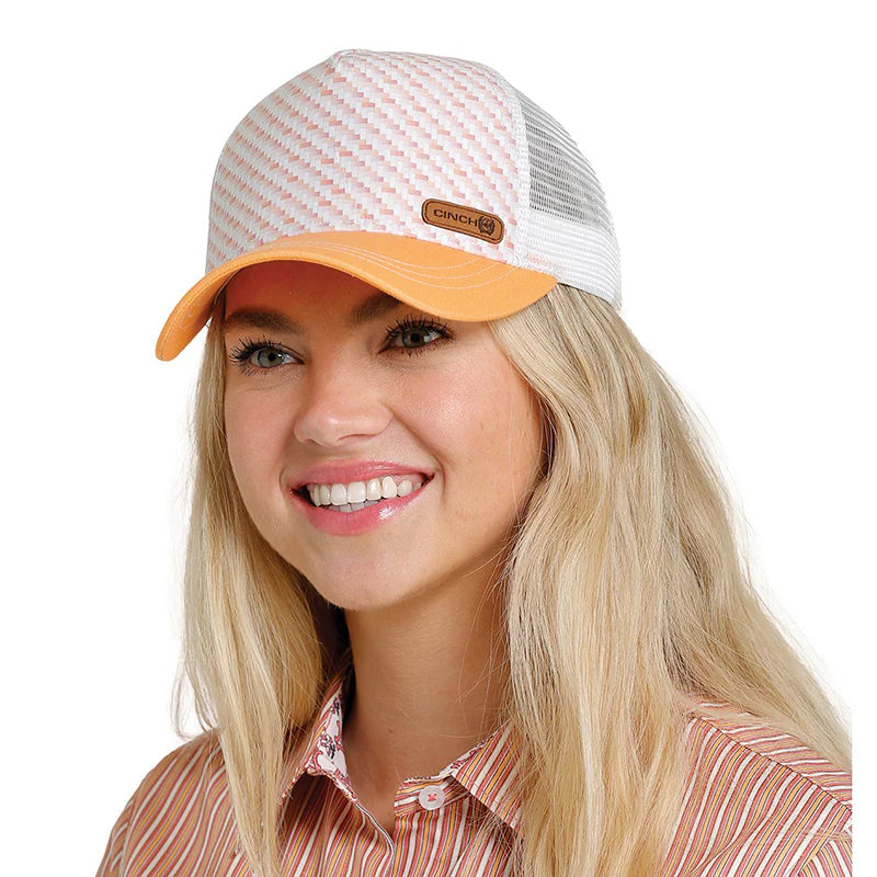 Cinch Womens Trucker Cap - Orange