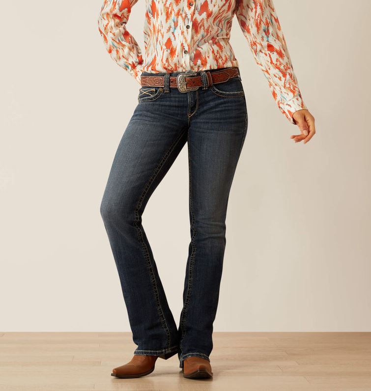 Ariat SS25 Womens Mid Rise Boot Cut Lilla Missouri