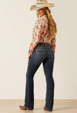 Ariat SS25 Womens Mid Rise Boot Cut Lilla Missouri