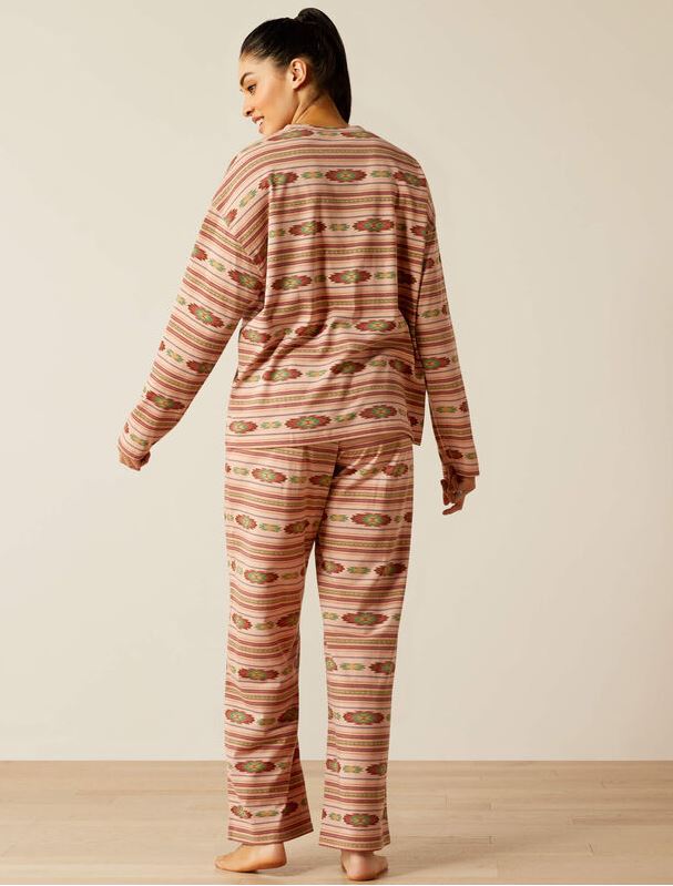 Ariat W25 Womens Dreams Pajama Set Milagro Serape Print