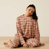 Ariat W25 Womens Dreams Pajama Set Milagro Serape Print