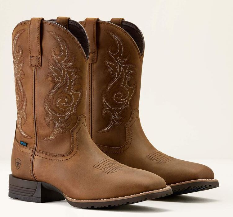 Ariat Mens Hybrid Ranchway H20 Distressed Brown