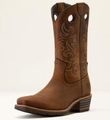 Ariat Mens Hybrid Roughstock Square Toe Distressed Brown