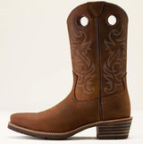 Ariat Mens Hybrid Roughstock Square Toe Distressed Brown