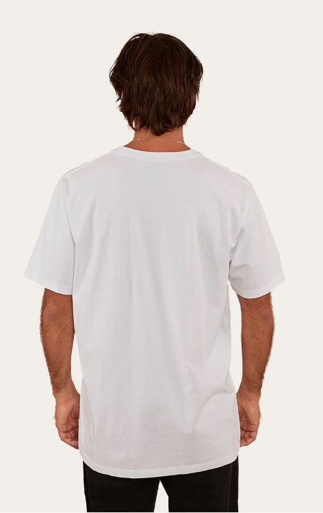 Ringers Western Men's Montville Loose Fit Tee White