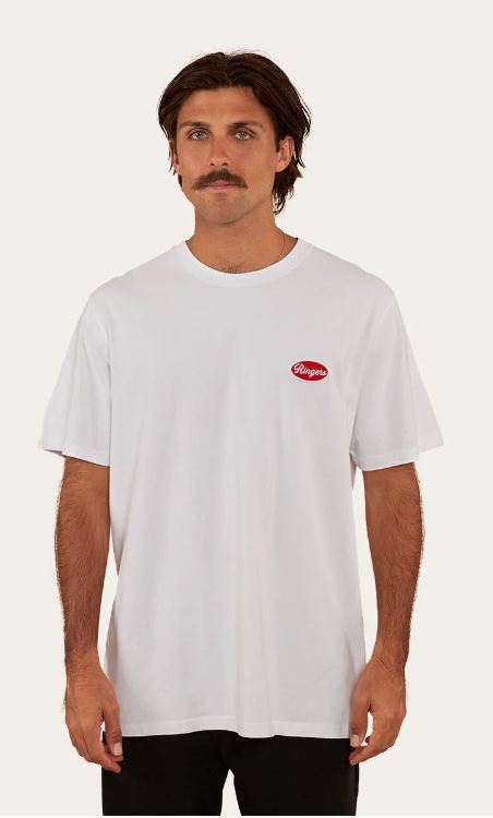 Ringers Western Men's Montville Loose Fit Tee White