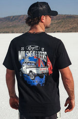 Ringers Western SS25 Mens Mud Sweat and Beers Loose Fit Tee Black