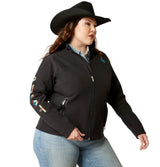 Ariat W25 Womens New Team Softshell Jacket Black/Serrano