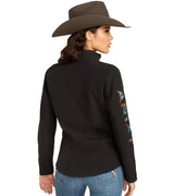 Ariat W25 Womens New Team Softshell Jacket Black/Serrano
