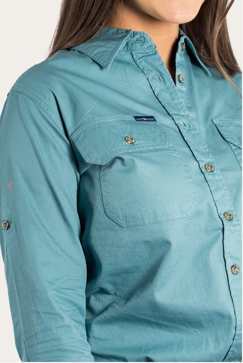 Ringers Western Womens Pentecost River Full Button Work Shirt