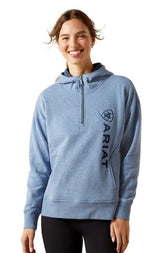 Ariat AW26 Womens Rabere 2.0 Hoodie China Blue Heather