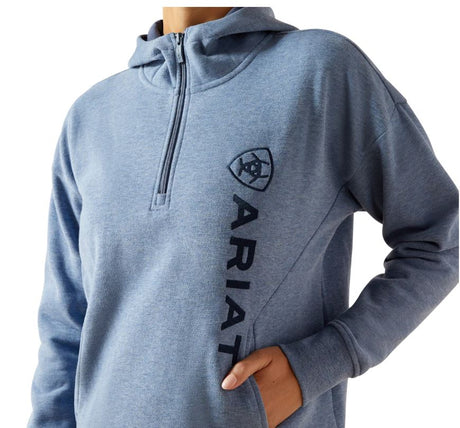Ariat AW26 Womens Rabere 2.0 Hoodie China Blue Heather