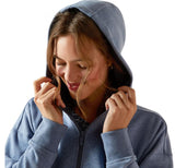 Ariat AW26 Womens Rabere 2.0 Hoodie China Blue Heather