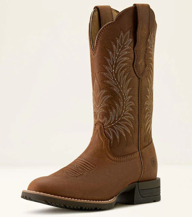Wtoe Ariat Womens Hybrid Ranchward WToe Frontier Brown – Hewitt & Whitty ...