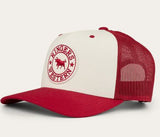 Ringers Western Signature Bull Trucker Cap - Red/Off White