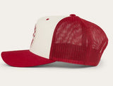 Ringers Western Signature Bull Trucker Cap - Red/Off White