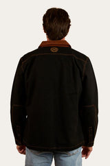 Ringers Western Mens Riverglen Overshirt - Washed Black