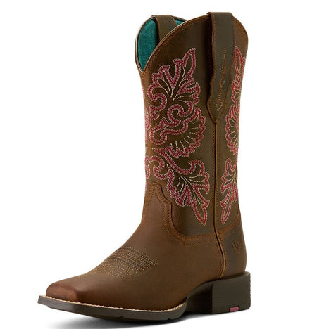 Ariat Womens Round Up WST Stretchfit Sassy Brown